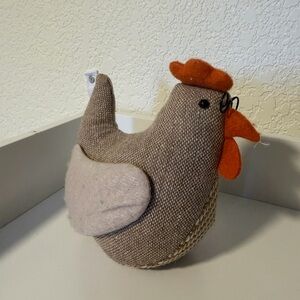 Target Bullseye Playground 2024 Fabric Stuffed Spring Rooster Figurine